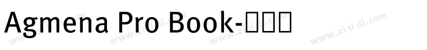 Agmena Pro Book字体转换